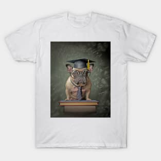 French Bulldog Graduate Scholar T-Shirt